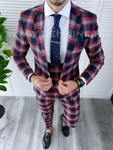 Costum barbati slim fit (SACOU + Vesta) 4227 N8-3.1